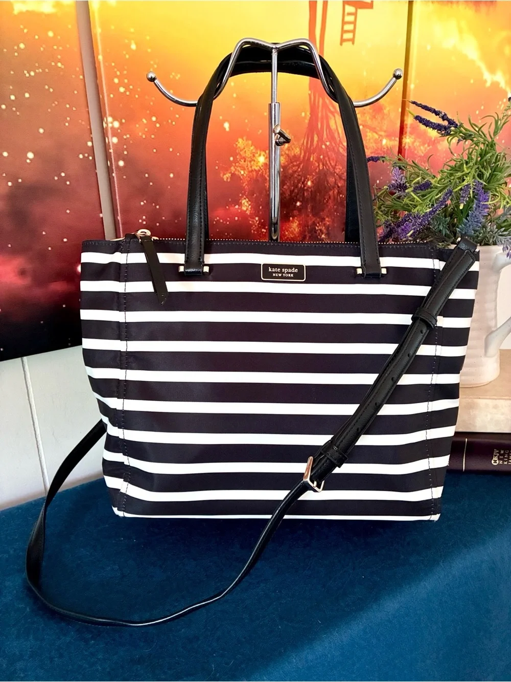 Kate Spade Striped Tote Bag